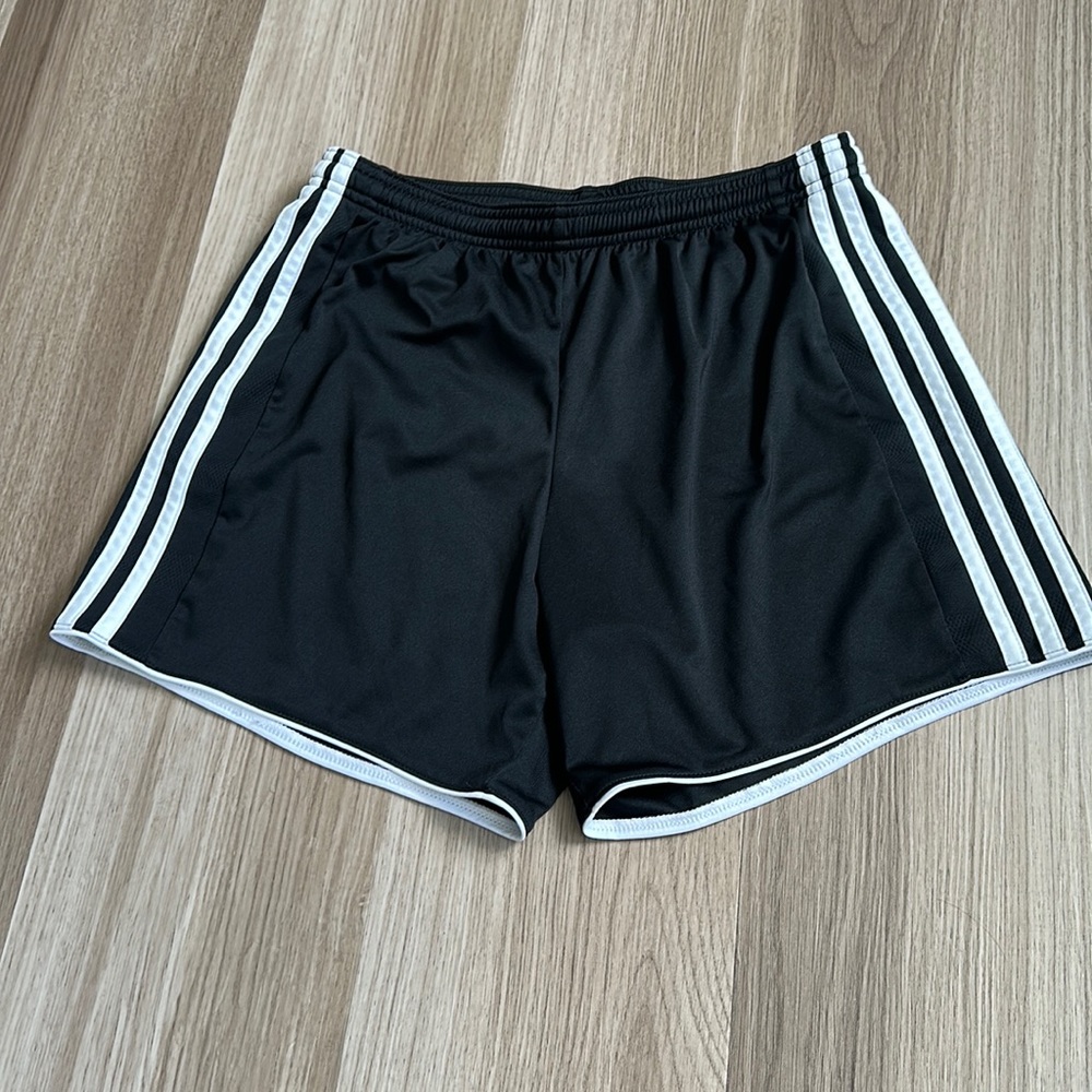 Adidas size small 8-10 black shorts